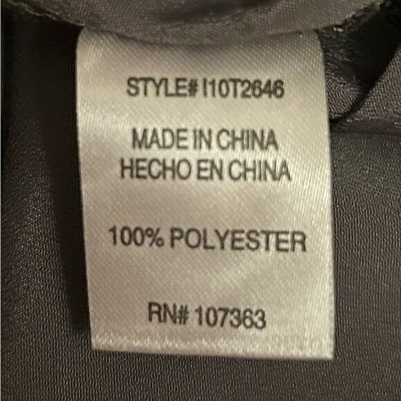 Solemio Gray cami with black lace trim, women’s size medium, - Picture 7 of 8